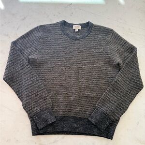 Club Monaco Marled Charcoal Crewneck Sweater - Men